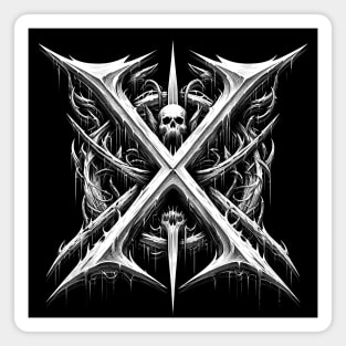 Death Metal Music - Heavy Metal Headbanger Metalheads Magnet